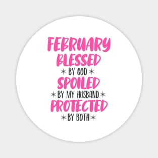 February Blessed Magnet